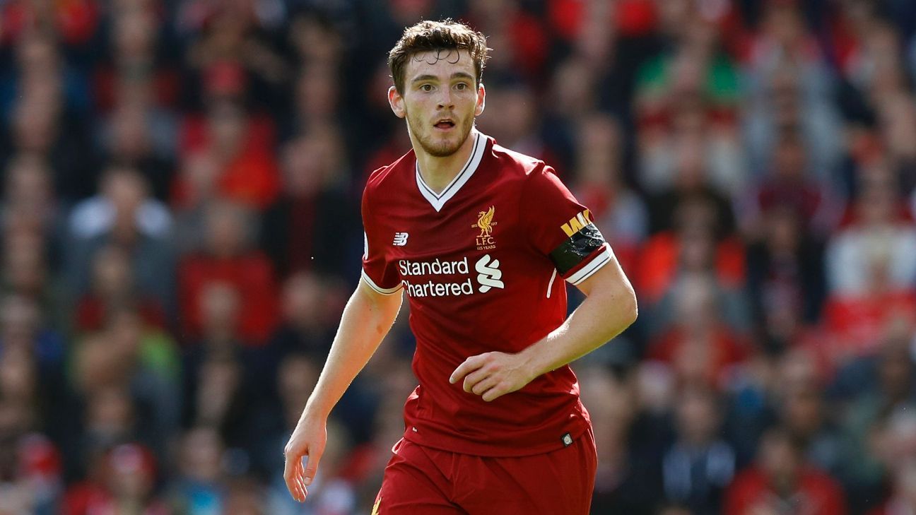 Andy Robertson’s unusual career path leads to acclaim at Liverpool