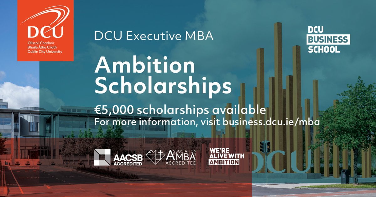 DCU Executive MBA Scholarship 2018 in Ireland